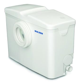 ABS Fäkalien Hebeanlage Piranhamat 120 GB mit niedrigem Einlauf u. Alarm 0,68 KW DN100 07560320